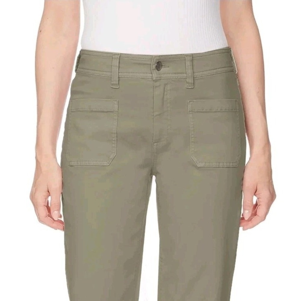 Buffalo David Bitton Ladies Brigette HighRise Soft Strech Crop Pants Size 10 30W